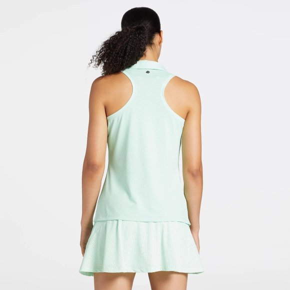 NWT CALIA Women's Golf Bubble Mesh Sleeveless Polo - Picture 2 of 4